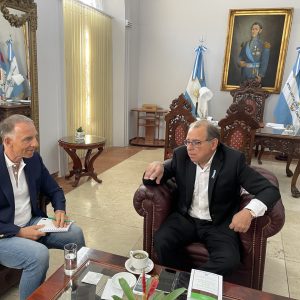 Mit Eduardo Tassano, Bürgermeister von Corrientes, Argentinien