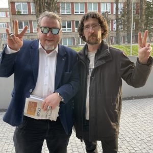 In Bratislava: Das Motto der Libertären hier ist »Capitalism and Heavy Metal« – Mario Blaščák und Peter Gonda